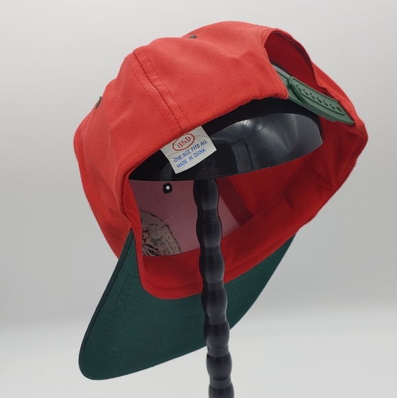 Vintage WOODCHUCK DRAFT CIDER Beer Snapback Hat / Baseball Cap - Picture 3 of 4